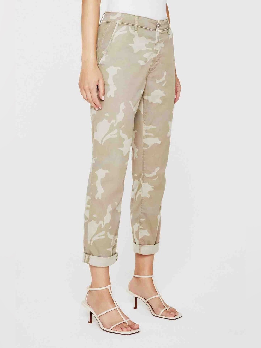 NWOT AG Caden Tailored Ankle Pants At Ease Camo Natural Multi Casual Women’s 27